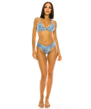 Load image into Gallery viewer, TWO PIECE DENIM BIKINI SET
