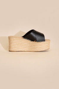 PARTNER-S RAFFIA PLATFORM SLIDES