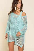 Load image into Gallery viewer, Oversized Fit See-through Pullover Sweater
