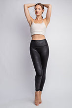 Load image into Gallery viewer, Plus PU Chintz Full-Length Leggings
