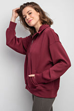 Load image into Gallery viewer, Modal Poly Span Quarter Zip Funnel Neck Pullover
