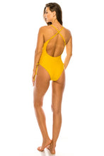 Load image into Gallery viewer, Classic baywatch style one piece with crossed back
