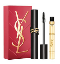 Load image into Gallery viewer, YSL03- YSL Yves Saint Laurent Lash Clash Makeup Set Mascara 9ml - 01 Black &amp; Libre Eau De Parfum 10ml - MSRP $70
