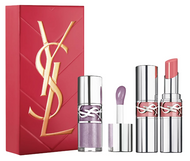 YSL04- YSL Yves Saint Laurent Loveshine Plumping Lip Oil Gloss & Lip Oil Stick Gift Set- MSRP $83