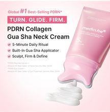 Load image into Gallery viewer, MEDI001- Medicube PDRN Collagen Gua Sha Neck Wrinkle Cream 3.17 oz. - MSRP $35 (EXPIRE 06-2029)
