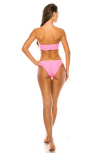 Load image into Gallery viewer, TWISTED BANDEAU TOP TWO PIECE BIKINI
