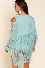 Load image into Gallery viewer, Oversized Fit See-through Pullover Sweater
