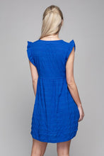 Load image into Gallery viewer, Ruffle Trim Sleeve Dress
