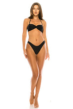 Load image into Gallery viewer, TWISTED BANDEAU TOP TWO PIECE BIKINI
