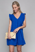 Load image into Gallery viewer, Ruffle Trim Sleeve Dress
