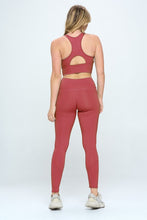 Load image into Gallery viewer, Two Piece Activewear Set with Cut-Out Detail
