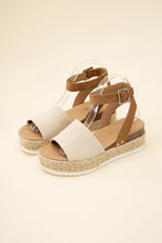 Load image into Gallery viewer, TOPIC-S Espadrille Ankle strap Sandals
