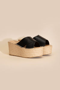 PARTNER-S RAFFIA PLATFORM SLIDES