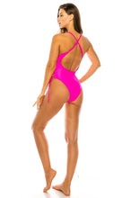 Load image into Gallery viewer, Classic baywatch style one piece with crossed back
