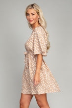 Load image into Gallery viewer, Allover Print Belted Dress
