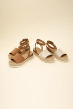 Load image into Gallery viewer, TOPIC-S Espadrille Ankle strap Sandals
